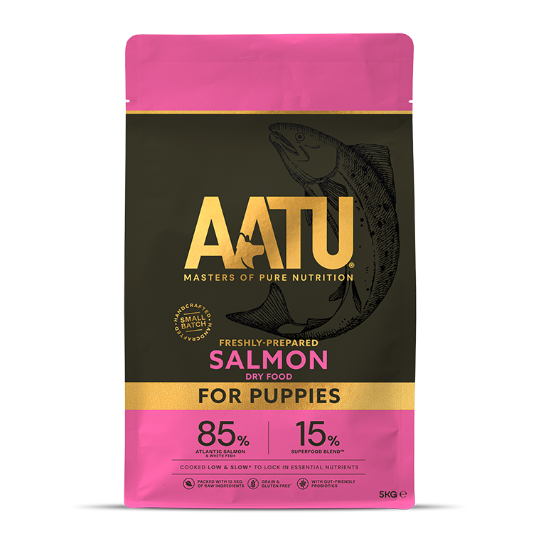 AATU 無穀物狗乾糧 單一蛋白系列 幼犬 三文魚配方 5kg