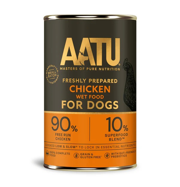 AATU 無穀物狗罐頭 雞肉配方 400g