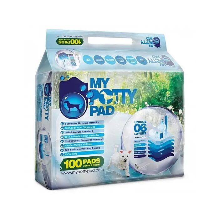 My Potty Pad 殿堂吸寵物尿墊 原味 尺半(33x45cm) 100枚 (MPP100)