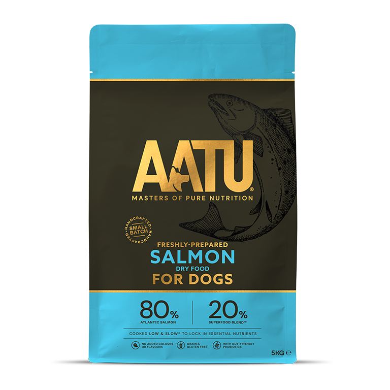AATU 無穀物狗乾糧 單一蛋白系列 野生三文魚配方 10kg