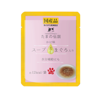 日本三洋小玉傳說 貓之水滴 補益系列 吞拿魚+蟹味 40g (粉紅)