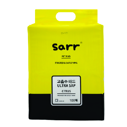 Sarr 日本吸水珠寵物尿墊 尺半(33x45cm) - 100枚 (黃)