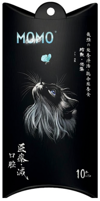 MomoCare 貓小食 功能性主食軟肉泥 [口腔保護] 鱈魚+褐藻 15*10條