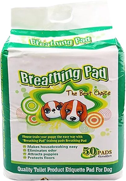 DEPEND Breathing Pad 竹炭茶香味寵物尿墊 兩尺(45x60cm) - 50片