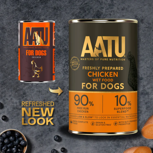 AATU 無穀物狗罐頭 雞肉配方 400g