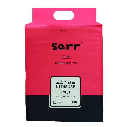 Sarr 日本吸水珠寵物尿墊 兩尺(45x60cm) - 50枚 (紅)
