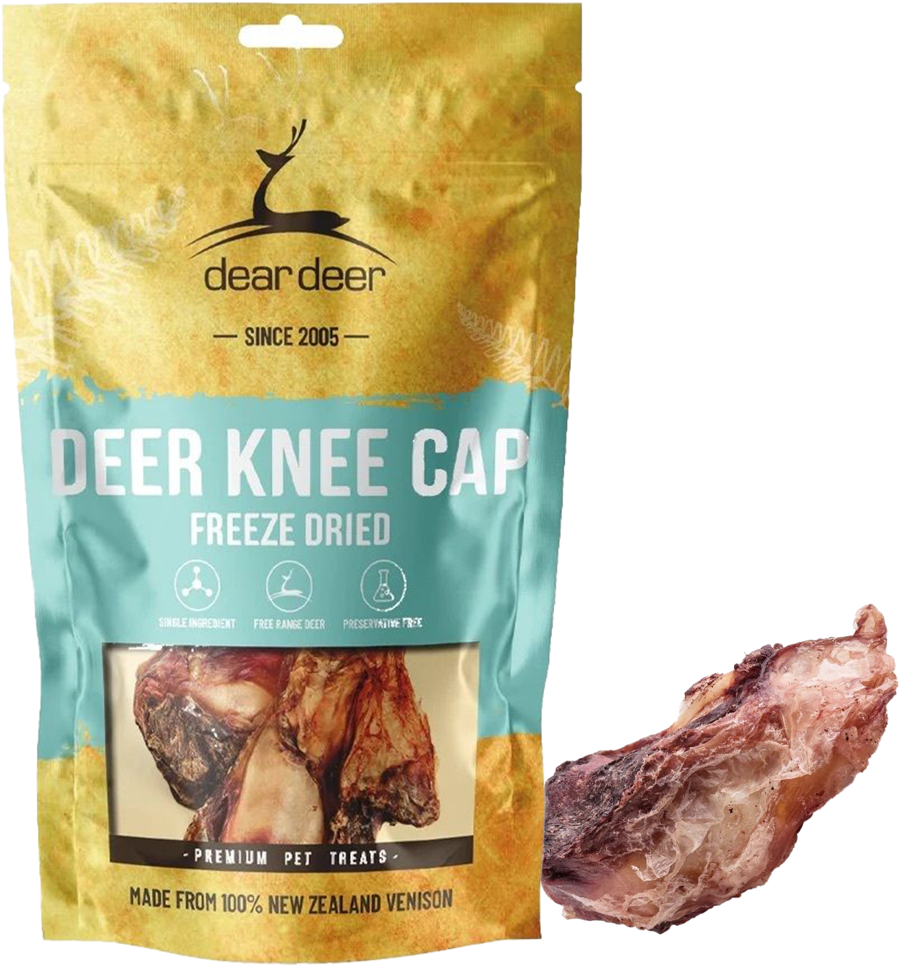 dear deer 狗小食 Knee Cap 鹿膝蓋 120g