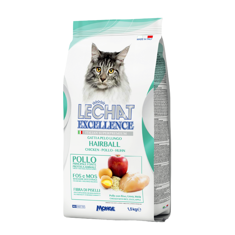 Lechat Excellence 貓糧 全貓特效去毛球配方 雞肉蘋果 1.5kg
