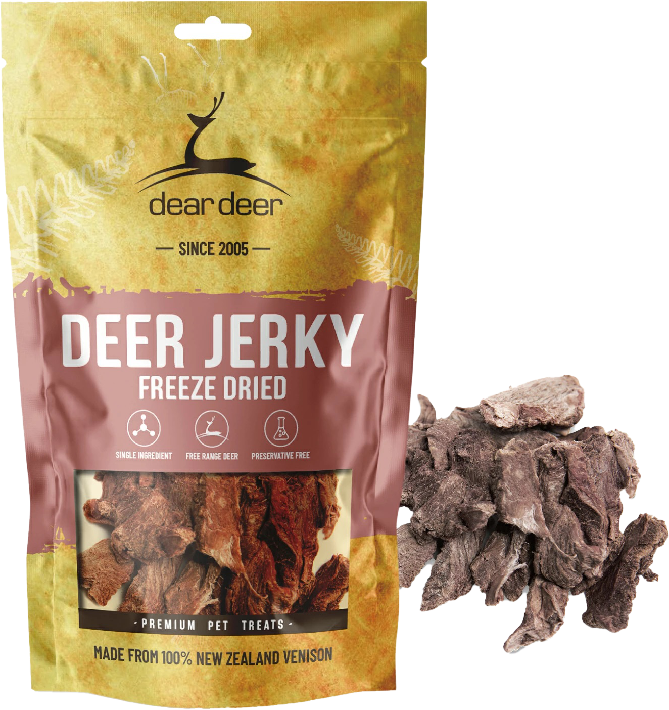 dear deer 狗小食 Jerky 鹿肉乾 40g