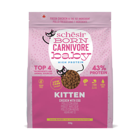 Schesir 貓糧 無穀物幼貓 高蛋白雞肉雞蛋 1.25kg