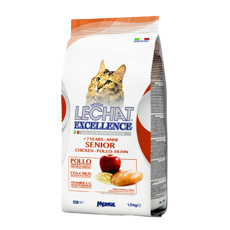 Lechat Excellence 貓糧 高齡貓日常配方 雞肉蘋果 1.5kg