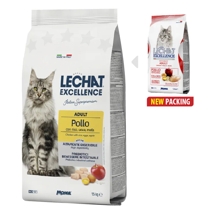 Lechat Excellence 貓糧 成貓健體配方 雞肉蘋果 1.5kg
