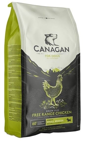 Canagan 原之選 無穀物狗糧 走地雞配方 細粒 (綠) 6kg