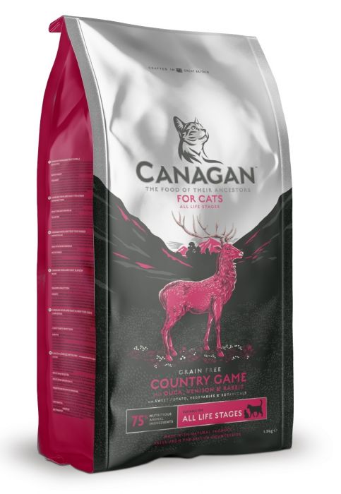 Canagan 原之選 無穀物貓糧 田園野味配方 4kg (紅色)