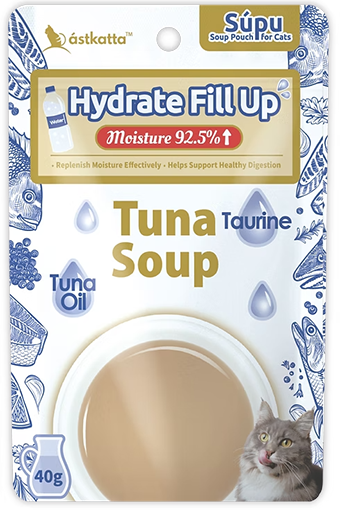 Astkatta 貓營養補水湯包 免疫提升 吞拿魚濃湯 Hydrate Fill Up 40g