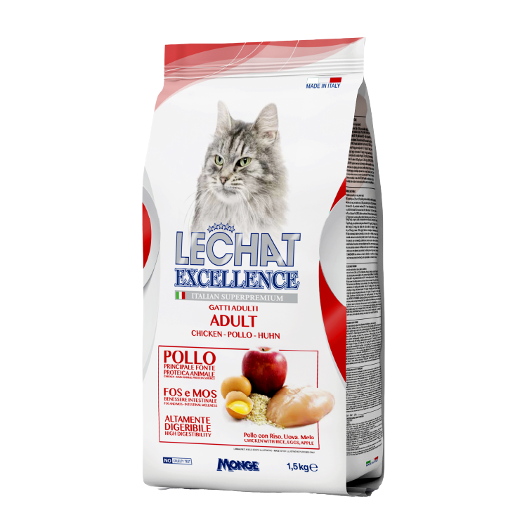 Lechat Excellence 貓糧 成貓健體配方 雞肉蘋果 1.5kg