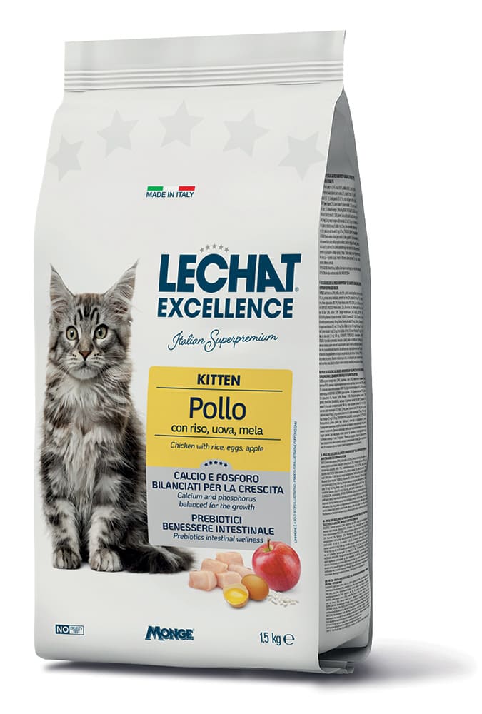 Lechat Excellence 貓糧 幼貓助長配方 雞肉蘋果 1.5kg