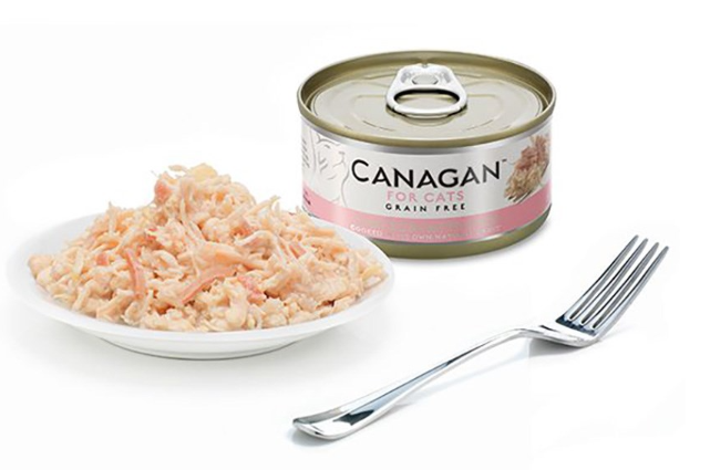 Canagan 原之選 貓罐頭 雞肉伴火腿配方 75g (粉紅)