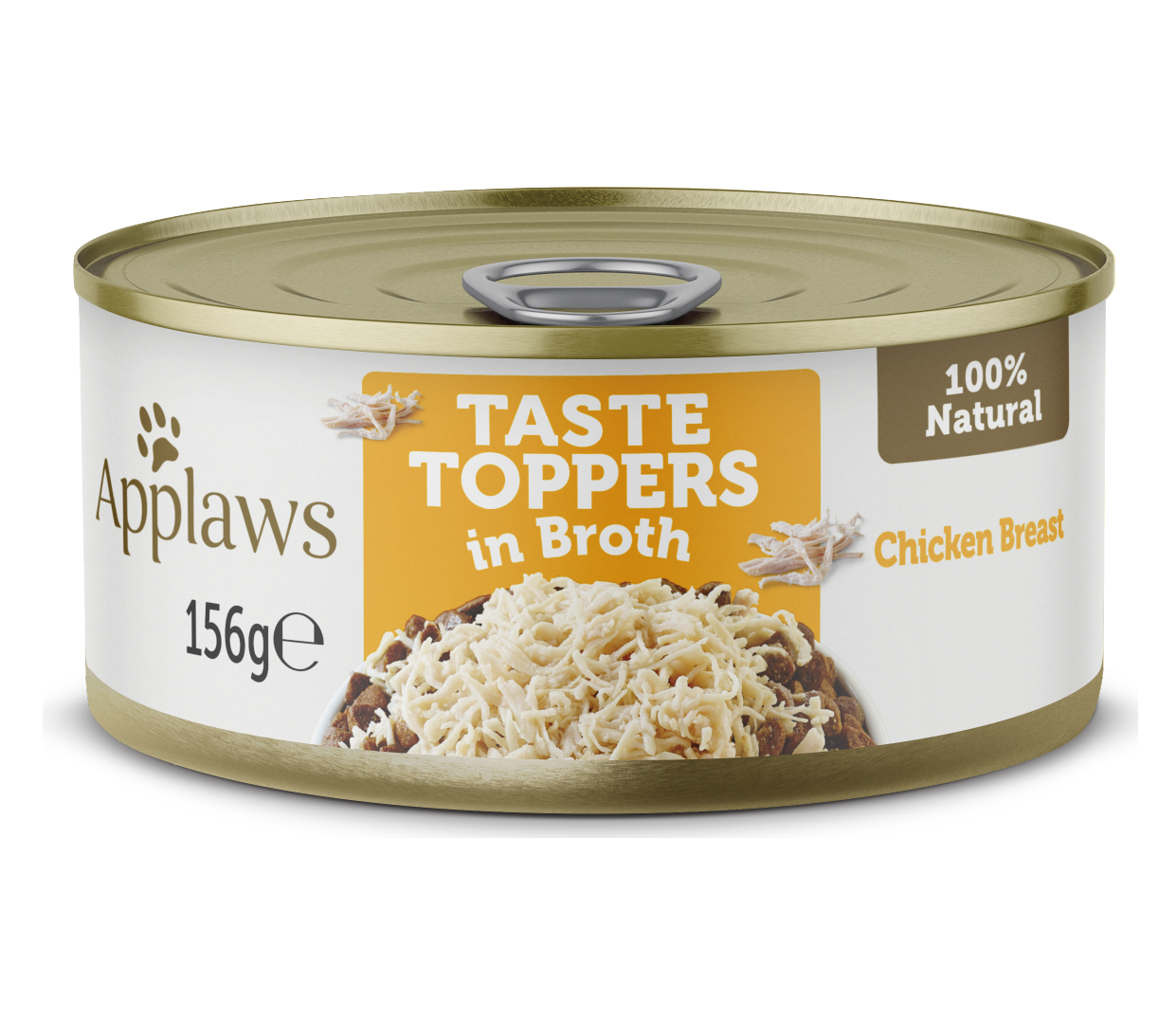 Applaws 狗罐頭 Taste Toppers 肉絲湯汁配方 雞胸肉 156g (黃)